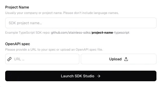 Initial project creation